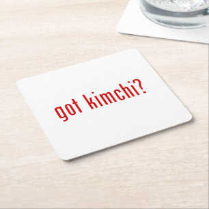 heb je kimchi? kartonnen onderzetters