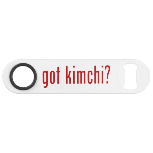 Heb je kimchi? speed flessenopener (Voorkant (Horizontaal))