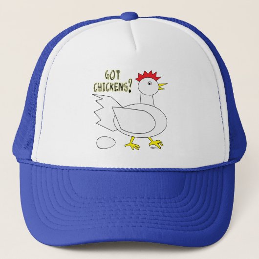 Heb je kippen? trucker pet (Voorkant)