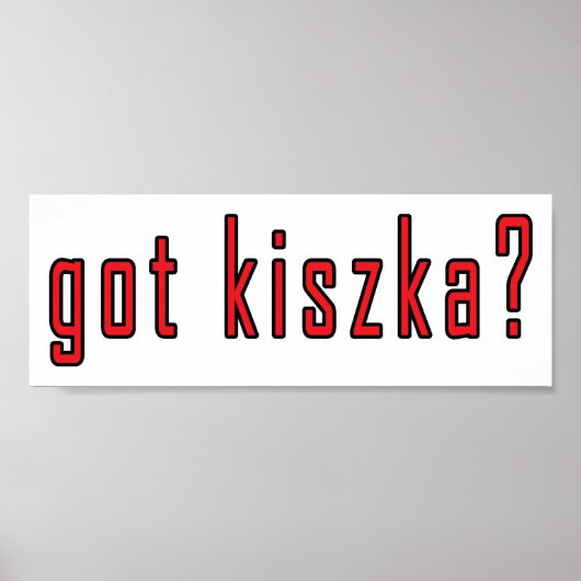 Heb je kiszka? poster (Voorkant)