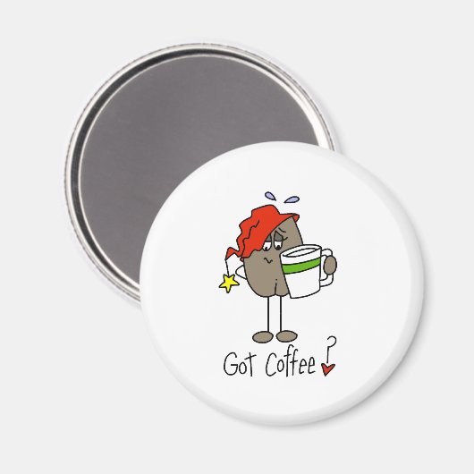 Heb je koffie? magneet (Voorkant / Achterkant)