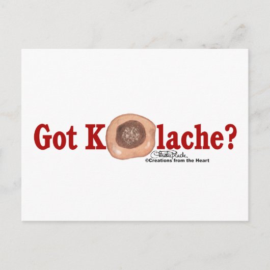 Heb je Kolache? briefkaart (Voorkant)