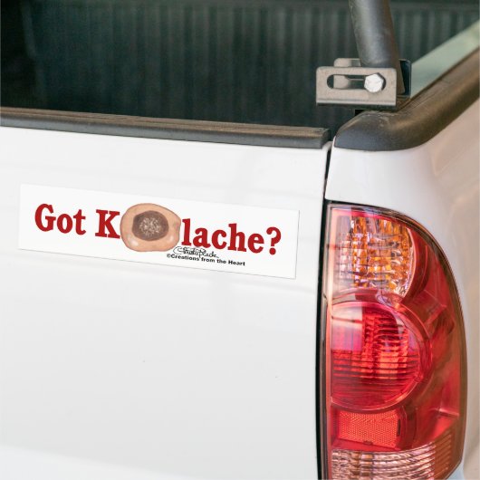 Heb je Kolache? bumpersticker (Op Truck)