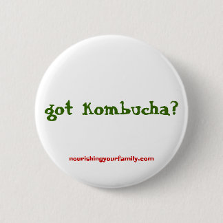 Heb je kombucha, voedend je familie.com? ronde button 5,7 cm