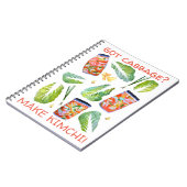 Heb je kool? Make Kimchi Fun Spicy Waterverf Notitieboek (Linkerzijde)