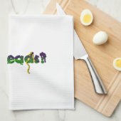 Heb je kralen? Mardi Gras Theedoek (Quarter Fold)