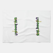 Heb je kralen? Mardi Gras Theedoek (Horizontaal)