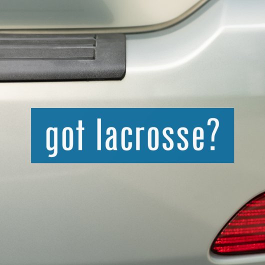 Heb je lacrosse? bumpersticker (Op auto)