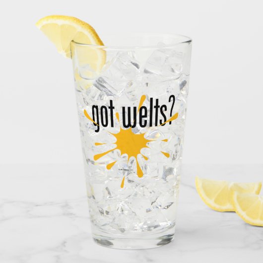 Heb je lassen? glas (Voorkant ijs)