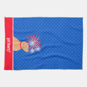 Heb je Liberty? Gele Hond Keukenhanddoek (Horizontaal)