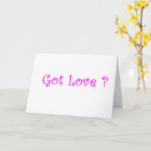 Heb je liefde? - wenskaart kaart (Gele Bloem)