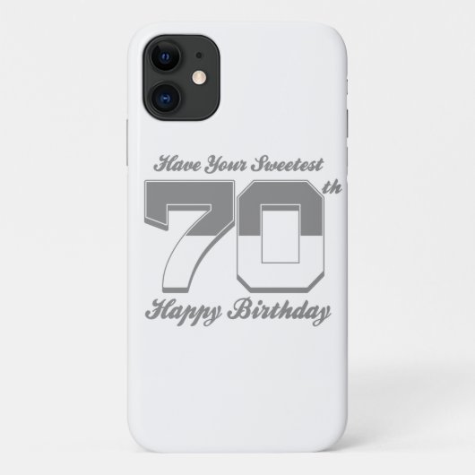 Heb je liefste 70ste verjaardag Case-Mate iPhone case (Achterkant)