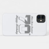 Heb je liefste 70ste verjaardag Case-Mate iPhone case (Achterkant (horizontaal))