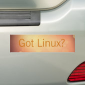 Heb je Linux? -Bumpersticker Bumpersticker (Op auto)