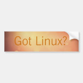 Heb je Linux? -Bumpersticker Bumpersticker (Voorkant)