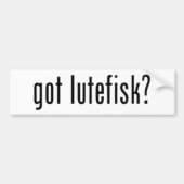 Heb je lutefisk? Bumpersticker (Voorkant)