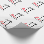 Heb je macht? Dank een Lineman Cadeaupapier (Hoek)