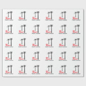 Heb je macht? Dank een Lineman Cadeaupapier (Vlak)