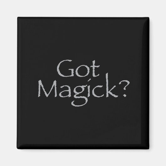 Heb je Magick? Magneet (Voorkant)