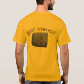 Heb je Mano? T-shirt (Achterkant)