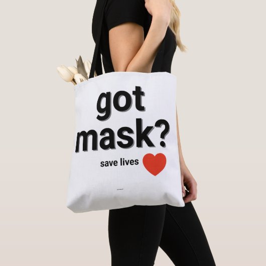 Heb je Masker? canvas tas (Dichtbij)
