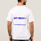Heb je MASSA? T-shirt (Achterkant)