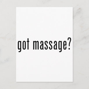 Heb je Massage? Briefkaart