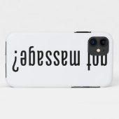 Heb je Massage? Case-Mate iPhone Case (Achterkant (horizontaal))