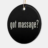Heb je Massage? Keramisch Ornament (Links)