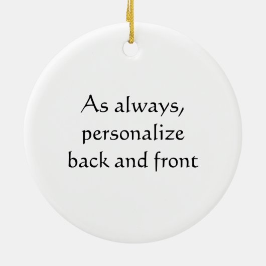 Heb je Massage? Keramisch Ornament (Achterkant)