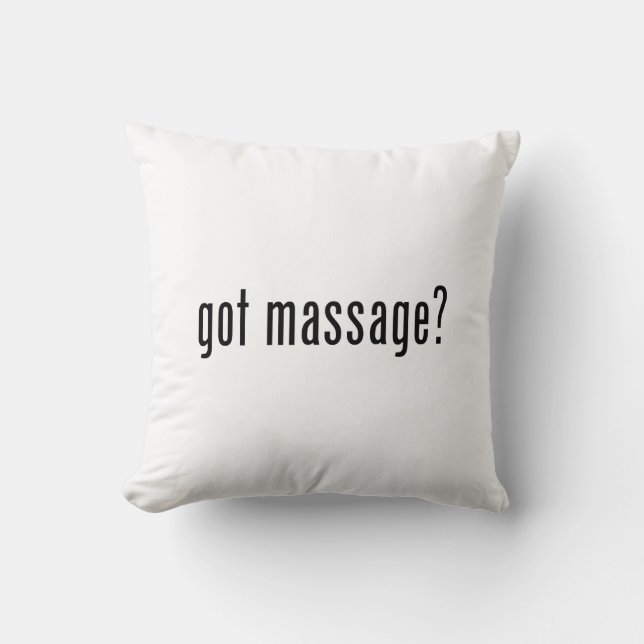 Heb je Massage? Kussen (Voorkant)