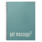 Heb je Massage? Notitieboek (Voorkant)