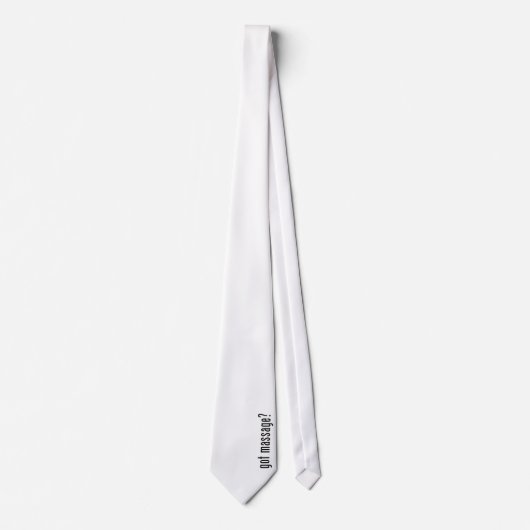 Heb je Massage? Stropdas (Voorkant)