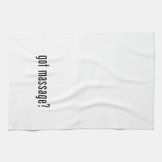 Heb je Massage? Theedoek (Horizontaal)