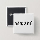 Heb je Massage? Vierkante Button 5,1 Cm (Voorkant /achterkant)