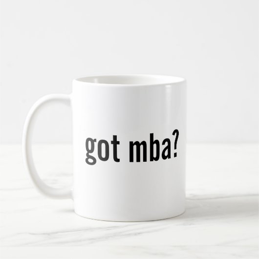 Heb je mba? koffiemok (Links)
