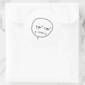 Heb je me een Rage Face Meme? Ronde Sticker (Tas)