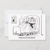 Heb je me gemist schat, grappig save the date (Voorkant)