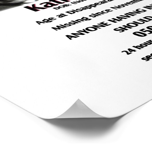 Heb je me Katrice Lee Poster gezien? (Hoek)