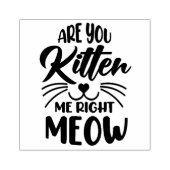 Heb je me op de juiste manier geten? rubberstempel (Afrduk)