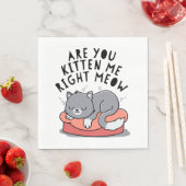 Heb je me op de juiste manier geten? servet (Insitu)