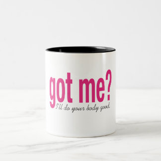 Heb je me? tweekleurige koffiemok