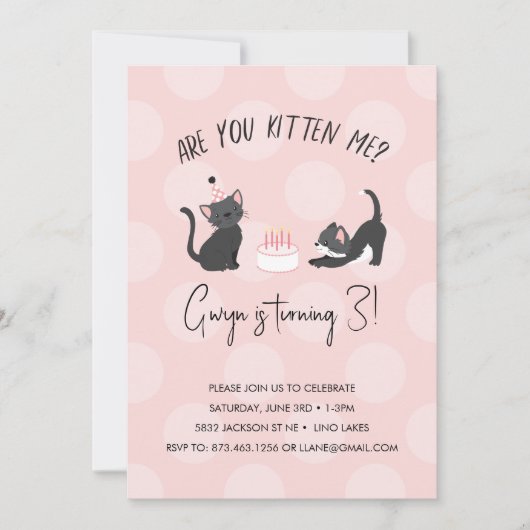 Heb je me voorgelicht? Birthday Uitnodiging (Voorkant)