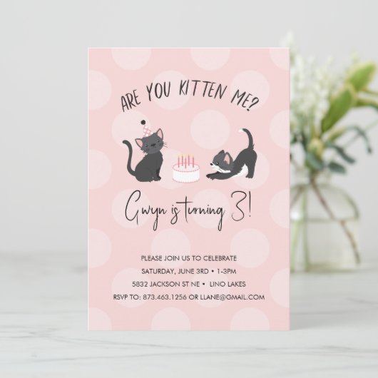 Heb je me voorgelicht? Birthday Uitnodiging (Staand voorkant)