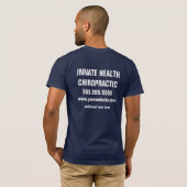 Heb je meer vertrouwen in Chiropractische Quote T- T-shirt (Achterkant volledig)