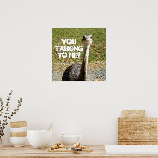 Heb je met mij gepraat? poster (Keuken)