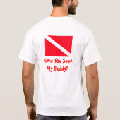 Heb je mijn boeddy gezien? t-shirt (Achterkant)