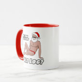 Heb je mijn kerstblok gezien? mok (Voorkant links)