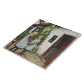 Heb je mijn Kitten gezien? (door H.A. Brendekilde) Tegeltje (Zijkant)