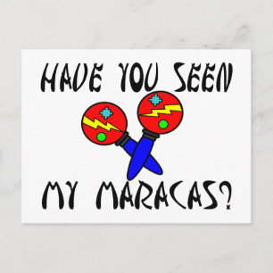 Heb je mijn Maracas gezien? Briefkaart